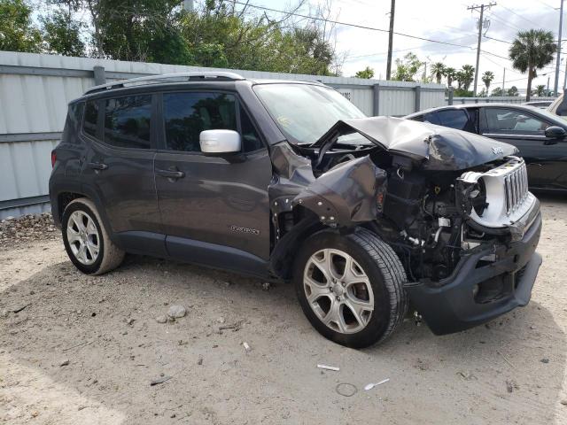 ZACCJADTXGPD45688 - 2016 JEEP RENEGADE LIMITED GRAY photo 4