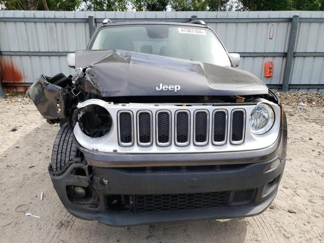 ZACCJADTXGPD45688 - 2016 JEEP RENEGADE LIMITED GRAY photo 5