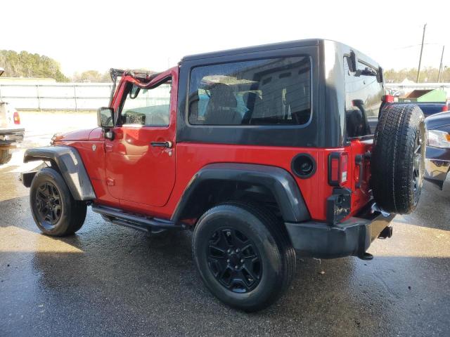 1C4AJWAG4GL213476 - 2016 JEEP WRANGLER SPORT RED photo 2