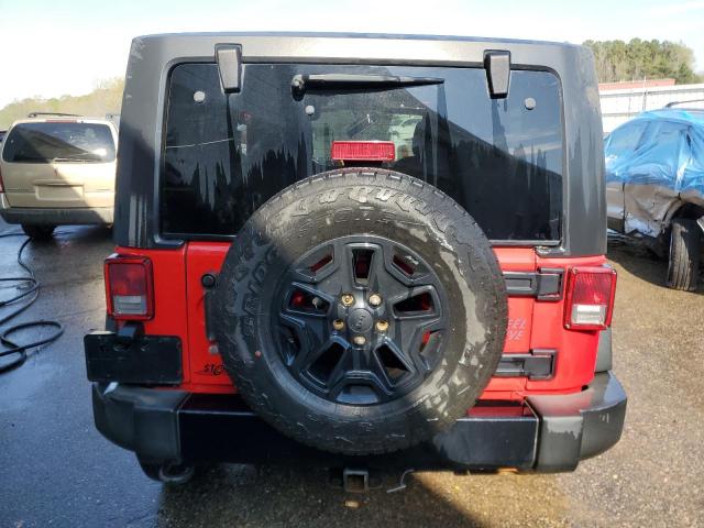 1C4AJWAG4GL213476 - 2016 JEEP WRANGLER SPORT RED photo 6