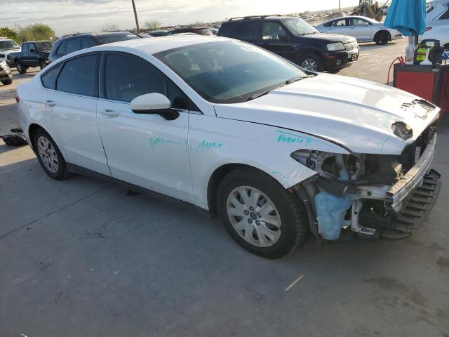 3FA6P0G79ER121812 - 2014 FORD FUSION S WHITE photo 4