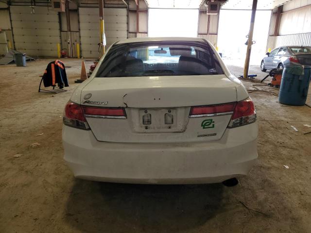 1HGCP2F6XCA222125 - 2012 HONDA ACCORD SE WHITE photo 6