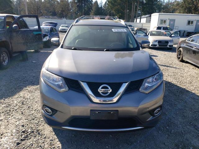 5N1AT2MV4FC836006 - 2015 NISSAN ROGUE S GRAY photo 5