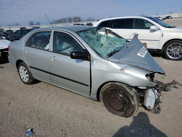 2T1BR32E33C090814 - 2003 TOYOTA COROLLA CE SILVER photo 4