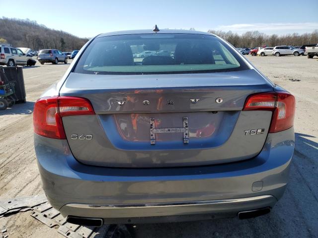 LYV612TK6GB097556 - 2016 VOLVO S60 PREMIER GRAY photo 6