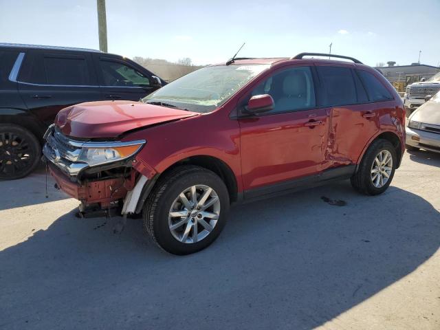 2FMDK3JC2EBB60520 - 2014 FORD EDGE SEL RED photo 1