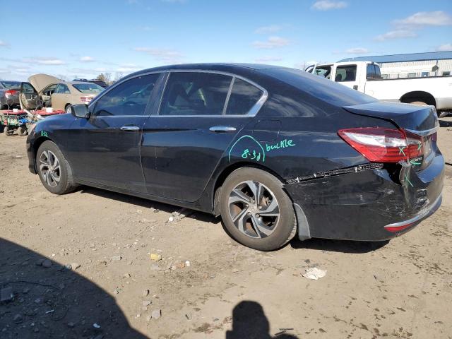 1HGCR2F38GA134258 - 2016 HONDA ACCORD LX BLACK photo 2