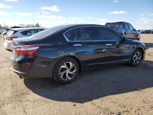 1HGCR2F38GA134258 - 2016 HONDA ACCORD LX BLACK photo 3