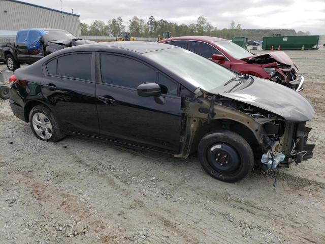 2HGFB2F55FH563456 - 2015 HONDA CIVIC LX BLACK photo 4