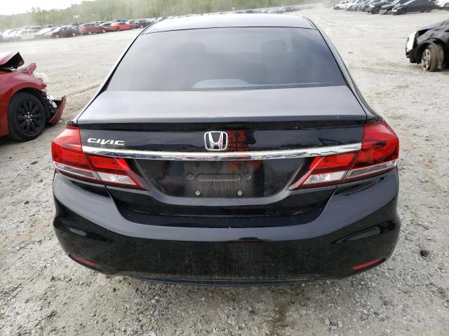 2HGFB2F55FH563456 - 2015 HONDA CIVIC LX BLACK photo 6