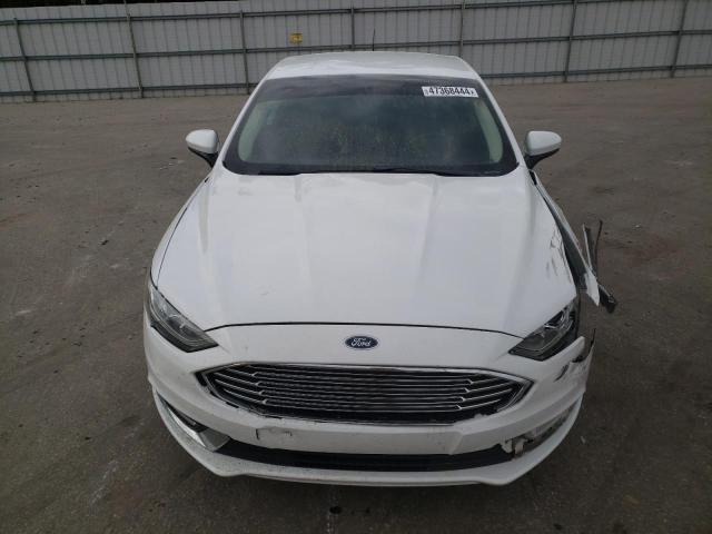 3FA6P0LU7HR295572 - 2017 FORD FUSION SE HYBRID WHITE photo 5