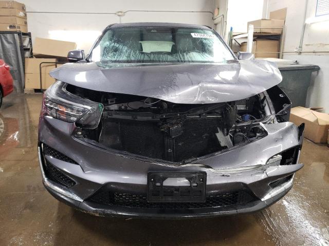 5J8TC2H54KL005382 - 2019 ACURA RDX TECHNOLOGY GRAY photo 5