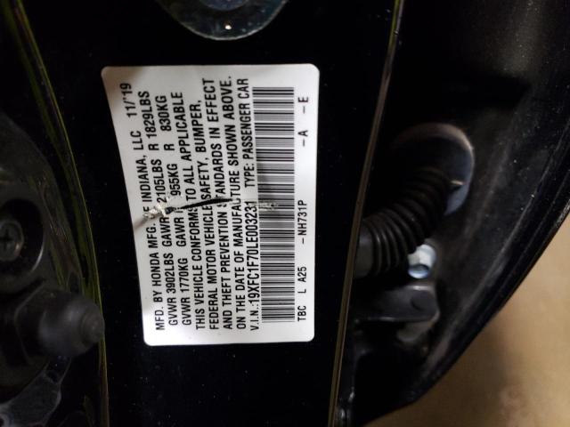 19XFC1F70LE003231 - 2020 HONDA CIVIC EXL Qara foto 12