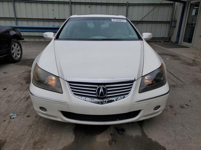 JH4KB16525C013493 - 2005 ACURA RL WHITE photo 5