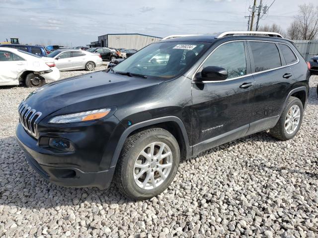 1C4PJMCS9FW604703 - 2015 JEEP CHEROKEE LATITUDE BLACK photo 1