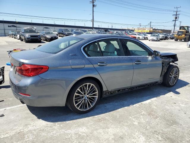 WBAJA9C51KB393394 - 2019 BMW 530E SILVER photo 3