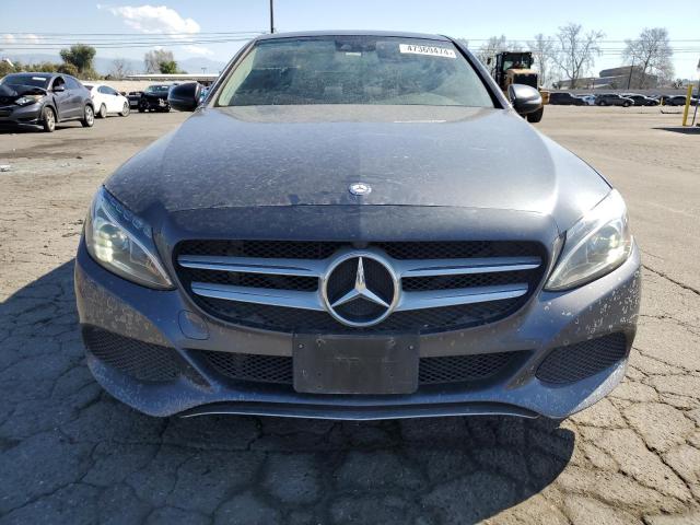 55SWF4JB2GU142098 - 2016 MERCEDES-BENZ C 300 BLUE photo 5