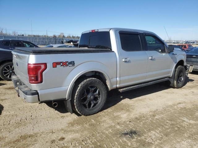 1FTEW1EF2HFC69892 - 2017 FORD F150 SUPERCREW SILVER photo 3