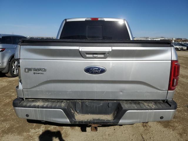 1FTEW1EF2HFC69892 - 2017 FORD F150 SUPERCREW SILVER photo 6