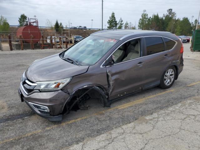 2HKRM3H78FH557121 - 2015 HONDA CR-V EXL GRAY photo 1