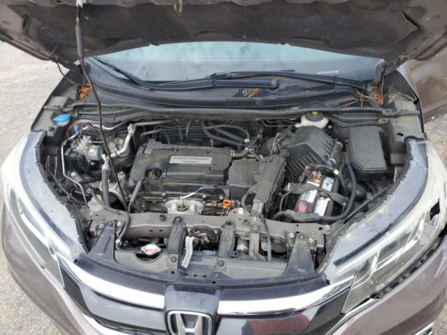 2HKRM3H78FH557121 - 2015 HONDA CR-V EXL GRAY photo 11