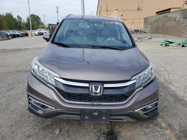 2HKRM3H78FH557121 - 2015 HONDA CR-V EXL GRAY photo 5