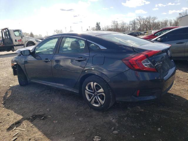 19XFC2F51JE019262 - 2018 HONDA CIVIC LX BLUE photo 2