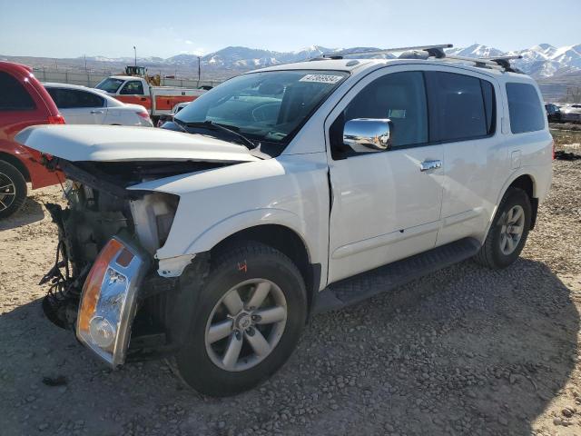 5N1AA0NC5CN607907 - 2012 NISSAN ARMADA SV WHITE photo 1