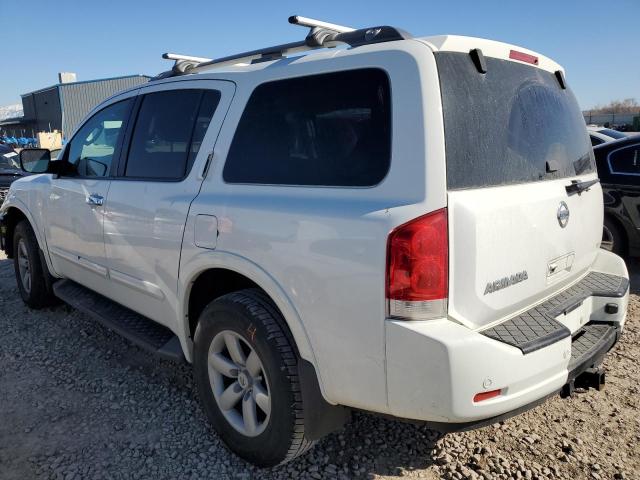 5N1AA0NC5CN607907 - 2012 NISSAN ARMADA SV WHITE photo 2