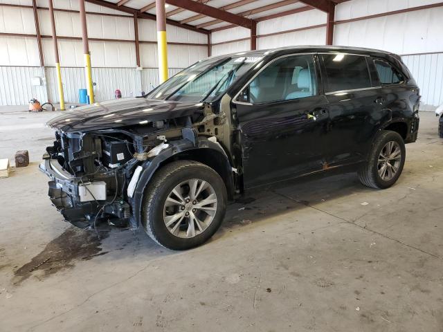 5TDJKRFH2FS189398 - 2015 TOYOTA HIGHLANDER XLE BLACK photo 1