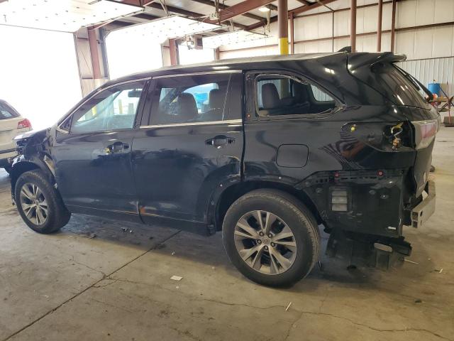 5TDJKRFH2FS189398 - 2015 TOYOTA HIGHLANDER XLE BLACK photo 2