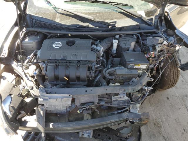 3N1AB7AP8FY291710 - 2015 NISSAN SENTRA S GRAY photo 11