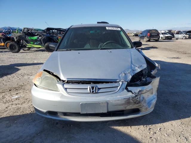 1HGES15572L081253 - 2002 HONDA CIVIC LX SILVER photo 5