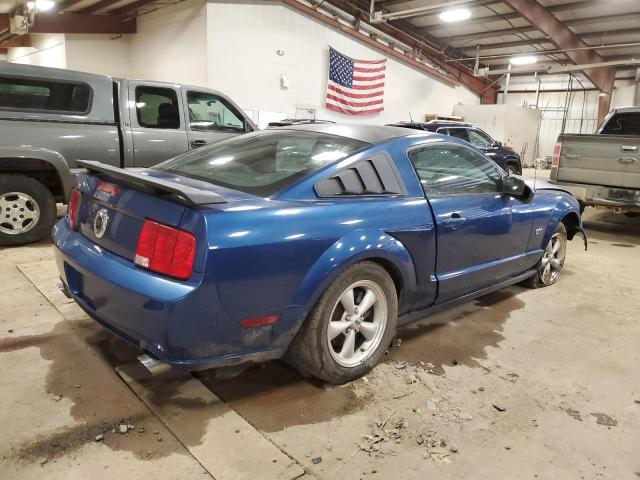 1ZVFT82H075218212 - 2007 FORD MUSTANG GT BLUE photo 3