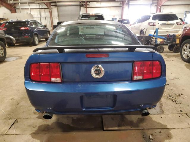 1ZVFT82H075218212 - 2007 FORD MUSTANG GT BLUE photo 6