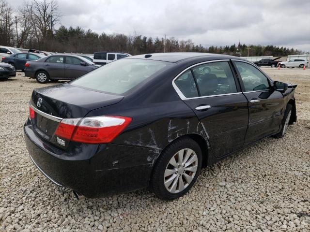 1HGCR2F86EA050237 - 2014 HONDA ACCORD EXL BLACK photo 3