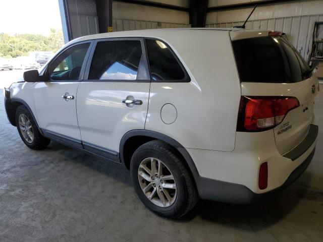 5XYKT3A62EG510419 - 2014 KIA SORENTO LX WHITE photo 2