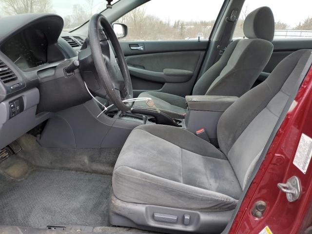 1HGCM66376A052980 - 2006 HONDA ACCORD LX RED photo 7