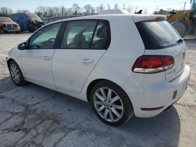 WVWDM7AJ3AW175265 - 2010 VOLKSWAGEN GOLF WHITE photo 2