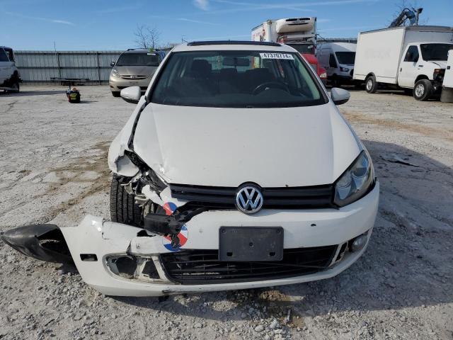 WVWDM7AJ3AW175265 - 2010 VOLKSWAGEN GOLF WHITE photo 5