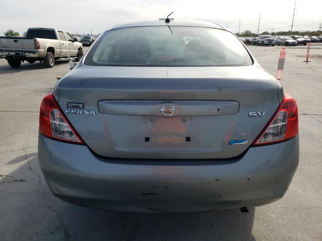 3N1CN7AP0CL905190 - 2012 NISSAN VERSA S GRAY photo 6