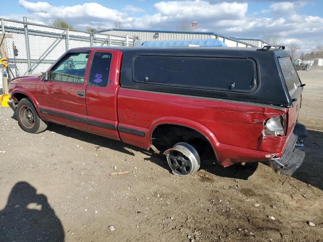 1GCCS19X038176453 - 2003 CHEVROLET S TRUCK S10 BURGUNDY photo 2