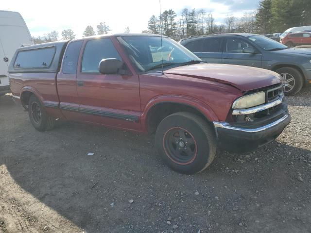 1GCCS19X038176453 - 2003 CHEVROLET S TRUCK S10 BURGUNDY photo 4