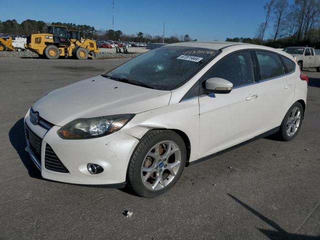 1FADP3N22DL151229 - 2013 FORD FOCUS TITANIUM WHITE photo 1