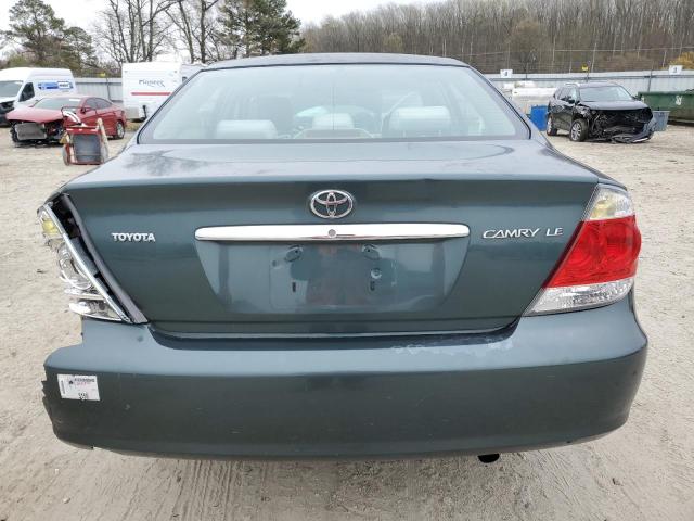 4T1BE32K25U425886 - 2005 TOYOTA CAMRY LE GREEN photo 6