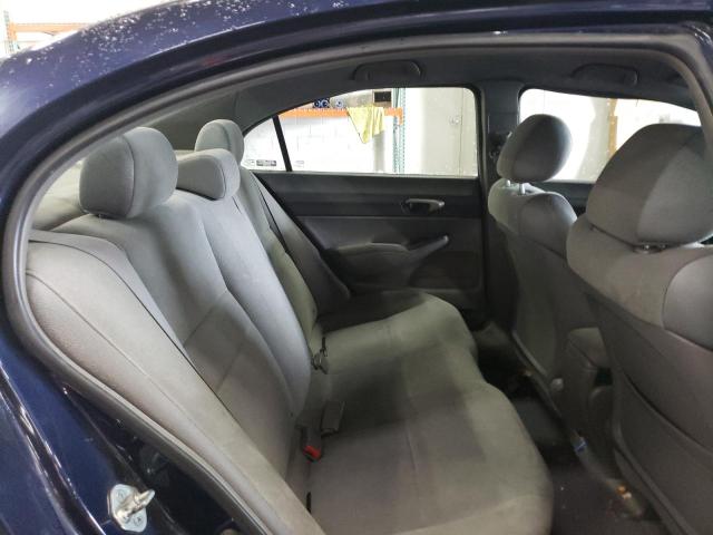 1HGFA16547L125352 - 2007 HONDA CIVIC LX BLUE photo 10