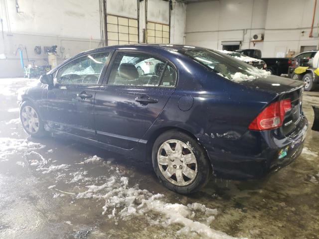 1HGFA16547L125352 - 2007 HONDA CIVIC LX BLUE photo 2