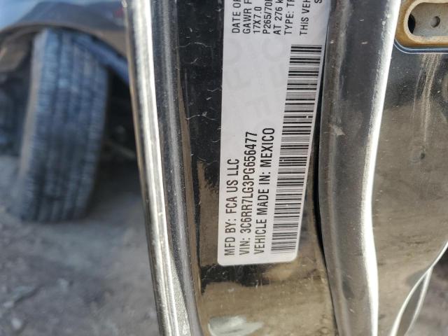 3C6RR7LG3PG656477 - 2023 RAM 1500 CLASS SLT 黑色 照片 12