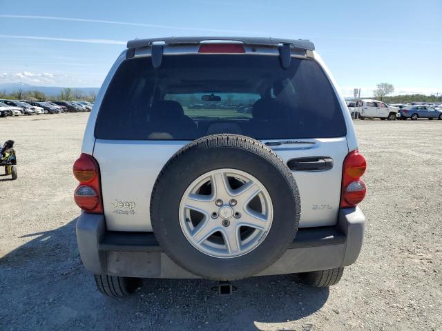 1J4GL48K14W252307 - 2004 JEEP LIBERTY SPORT SILVER photo 6