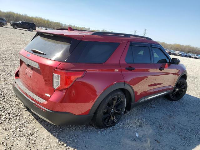 1FMSK7DH8LGC10235 - 2020 FORD EXPLORER XLT RED photo 3